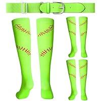 Algopix Similar Product 3 - Softball Sock and Belt Combo 3 Softball