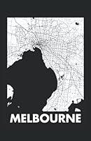 Algopix Similar Product 9 - Melbourne Minimalist Map 55 x 85