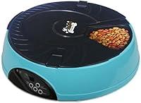 Algopix Similar Product 10 - Qpets 6-Meal Automatic Pet Feeder