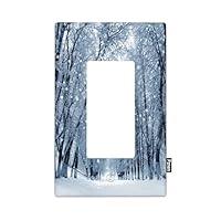 Algopix Similar Product 8 - Pznen Winter Rocker Switch Plate Covers