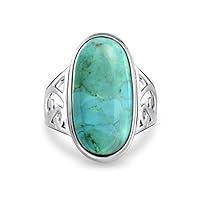 Algopix Similar Product 17 - Large Bezel Oval Boho Fashion Statement