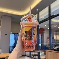 Algopix Similar Product 4 - Halloween Cups with Lids and Straws