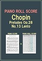Algopix Similar Product 8 - PIANO ROLL SCORE Chopin Preludes Op28
