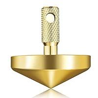 Algopix Similar Product 8 - Brass Spinning Top EDC Precision Desk