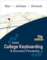 Algopix Similar Product 13 - Gregg College Keyboarding  Document