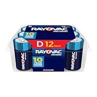Algopix Similar Product 11 - Rayovac High Energy D Batteries 12