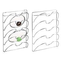 Algopix Similar Product 20 - mDesign Metal Wire Pot and Pan Lid Rack