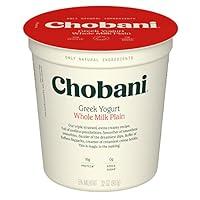 Algopix Similar Product 14 - Chobani Whole Milk Plain Greek Yogurt