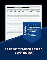 Algopix Similar Product 18 - Fridge Temperature Log Book Daily