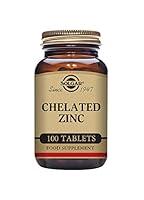 Algopix Similar Product 8 - Solgar Chelated Zinc 100 Tablets 