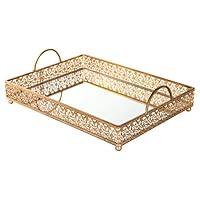 Algopix Similar Product 20 - Giovanni Rose Gold Mirror Top Serving