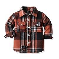 Algopix Similar Product 7 - Boys Fall Shirts Baby Girls Boys Fall