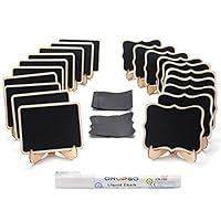 Algopix Similar Product 19 - ONUPGO 20 Pack Mini Chalkboards Signs