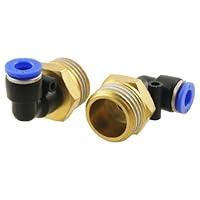 Algopix Similar Product 16 - uxcell 2 Pcs 18 Male Thread to 6mm
