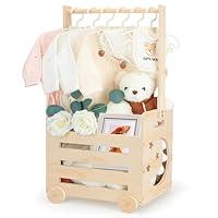 Algopix Similar Product 3 - Wooden Baby Shower Crate Closet with