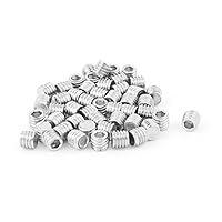Algopix Similar Product 12 - uxcell M6 Male Thread 5mm Height Hex