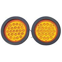 Algopix Similar Product 3 - Round 4 Amber LED Indicator Flasher