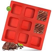 Algopix Similar Product 4 - Walfos Silicone Brownie Pan 9Cavity