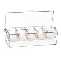 Algopix Similar Product 1 - 5 Section Condiment Server on Ice