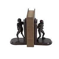 Algopix Similar Product 10 - Benzara Soccer Player, Brown Bookend