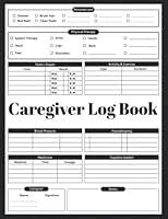 Algopix Similar Product 9 - Caregiver Log Book Caregiver Organizer