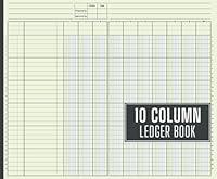 Algopix Similar Product 13 - 10 Column Ledger Book Account Tracker