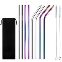 Algopix Similar Product 5 - Stainless Steel Straw Multicolor