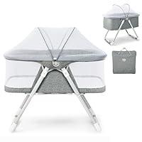 Algopix Similar Product 11 - BABY JOY Rocking Bassinet 2 in 1