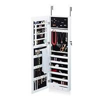 Algopix Similar Product 11 - Relaxdays Jewellery Box with Mirror