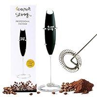 Algopix Similar Product 3 - Stainless Steel Frother and Stand by