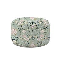 Algopix Similar Product 2 - Round Pouf Ottoman Abstract floral