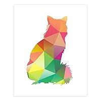 Algopix Similar Product 13 - Cat Art Print - Unframed - 8x10