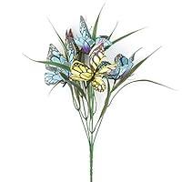 Algopix Similar Product 20 - Wispy Blue and Yellow Artificial