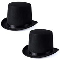 Algopix Similar Product 1 - Funny Party Hats Black Top Hat 