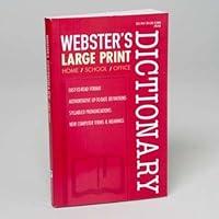Algopix Similar Product 18 - Websters Large Print Dictionary 