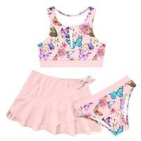 Algopix Similar Product 1 - Enlifety 612 Years Girls Swimsuit 3