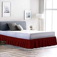 Algopix Similar Product 5 - Upluxius Dust Ruffle for Queen Size Bed