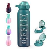 Algopix Similar Product 1 - SLUXKE 32oz Insulated Water Bottle with