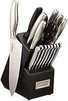 Algopix Similar Product 8 - CUISINART Block Knife Set 17pc Cutlery
