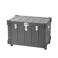 Algopix Similar Product 4 - DormCo Bolt Trunks - Gray Footlocker
