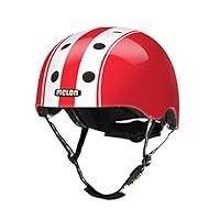 Algopix Similar Product 3 - Melon Double Orange Black Helmet