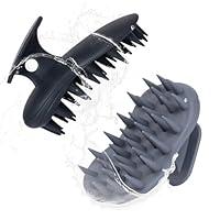 Algopix Similar Product 20 - PHOVSUV 2pcs Shampoo Brush Hair Scalp