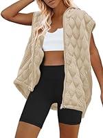 Algopix Similar Product 10 - SENSERISE Womens Oversized Puffer Vest