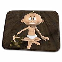 Algopix Similar Product 10 - 3dRose Bathroom Bath Rug Mat  Baby boy