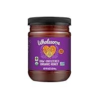 Algopix Similar Product 1 - Wholesome Organic Raw Unfiltered Honey
