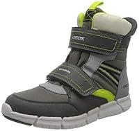 Algopix Similar Product 13 - Geox Mens Snow Boot Grey Grey Lime