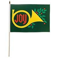 Algopix Similar Product 1 - Christmas Joy Stick Flags  One Dozen