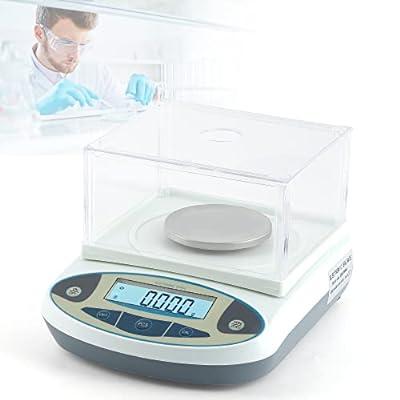 Lab Analytical Balance 100gx0.001g High Precision Lab Scale Accurate  Electronic Scientific Scale 1mg Digital Precision Weighing Scale Jewelry  Scales with Windshield (100g, 0.001g) 