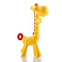 Algopix Similar Product 19 - Giraffe Baby Teether Toy  Natural 