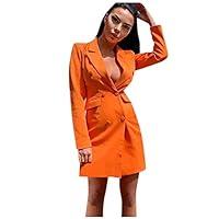 Algopix Similar Product 10 - Womens Plaid Long Sleeve Mini Blazer